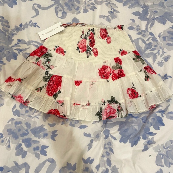 Love Shack Fancy Aldana Skirt